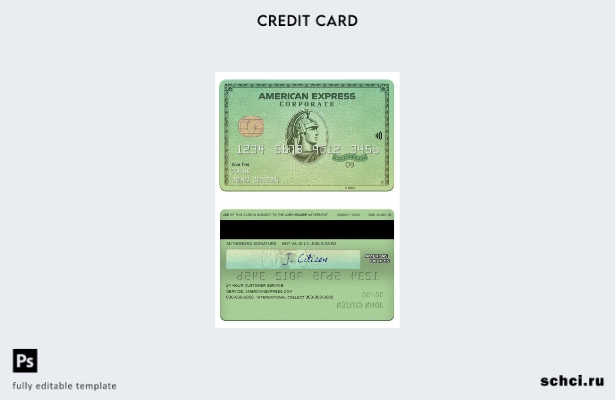 цифровая загрузка США Калифорния Варо банк шаблон грин карты Amex